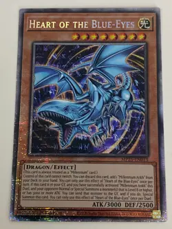Yugioh Heart of the Blue-Eyes x 3 - 1st Edition Starlight Rare NM - Free Holo - Image 2