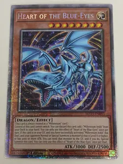 Yugioh Heart of the Blue-Eyes x 3 - 1st Edition Starlight Rare NM - Free Holo - Image 3
