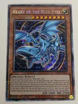 Yugioh Heart of the Blue-Eyes x 3 - 1st Edition Starlight Rare NM - Free Holo - Image 4