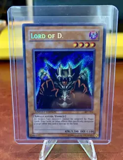 Yu-Gi-Oh! TCG Lord of D. BPT-004 Secret Rare Limited Edition LP - Image 1