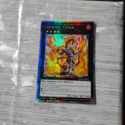 Yu-Gi-Oh Lavalval Chain RA04-EN162 (Quarter Century Secret Rare) 1st Ed NM/MINT - Image 2