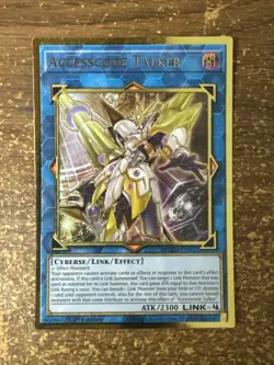Yugioh *Accesscode Talker X1 1st Edition Premium Gold Rare* (NM) MGED-EN037 - Image 1