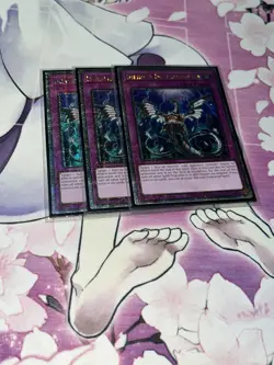 Yugioh! 3x NM-LP Infinite Impermanence RA01-EN075 (Quarter Century Secret Rare) - Image 1