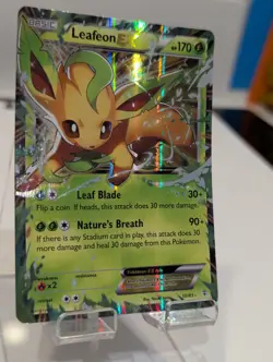 Pokemon Leafeon EX Holo Ultra Rare Card 10/83 XY Generations TCG - Image 2