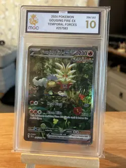 Pokemon TCG Gouging Fire EX Special Illustration Card 204/162 Temporal Forces - Image 1
