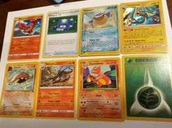 Lot of 8 Pokemon cards 1995 and up Nice condition w/ 1st edition Charmelon - Image 1