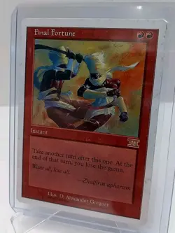Final Fortune LP-MP 6th Edition VI Mtg Magic the gathering Rare See Pics - Image 3