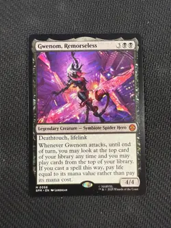 Gwenom, Remorseless SPM 0056 Mythic Magic the Gathering Marvel's Spider-Man - Image 1