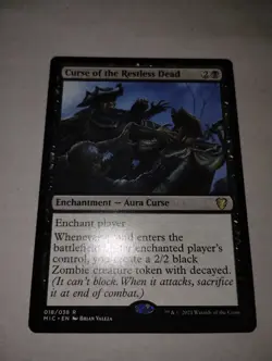 1 x Curse of the Restless Dead - Commander: Innistrad: Midnight Hunt - NM-Mint - - Image 3