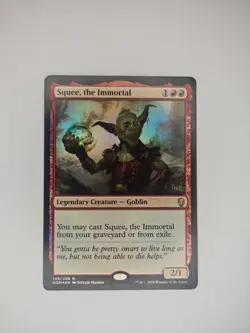 MTG Squee, the Immortal Foil Light Play Prerelease Promo Card Dominaria Set - Image 1