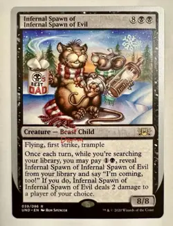Infernal Spawn of Infernal Spawn of Evil Unsanctioned MTG Magic - Image 1