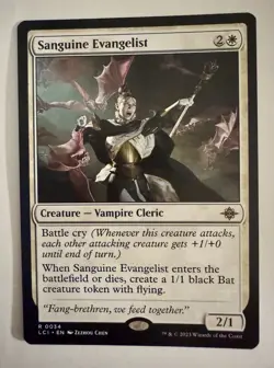 Sanguine Evangelist - NM - Lost Caverns of Ixalan - MTG - Image 1