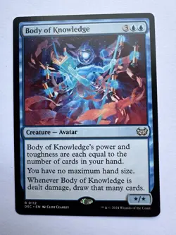 Body of Knowledge 112 NM Duskmourn House of Horror Commander DSC Magic MTG - Image 1