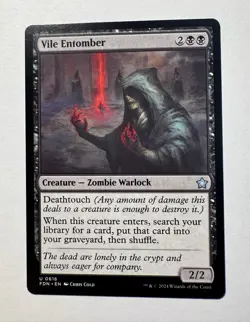 MTG - Vile Entomber - FDN 0616 - Foundations - Magic the Gathering - Image 1