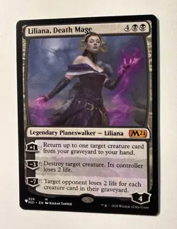 Liliana, Death Mage - Near Mint MTG The List MTG Mystery Booster 2 - Image 1