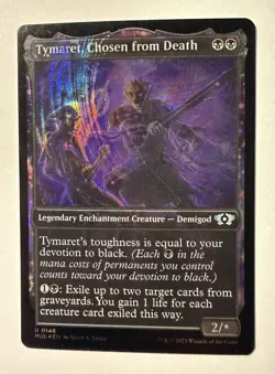 Tymaret, Chosen from Death - Halo Foil x1 - March of the Machine: MUL MTG Magic - Image 1