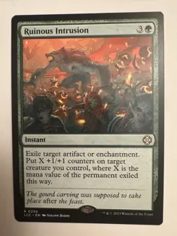 Ruinous Intrusion [The Lost Caverns of Ixalan Commander] Magic MTG - Image 1