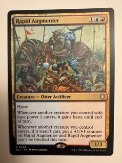 x1 Rapid Augmenter R MTG Commander: Bloomburrow M/NM, English - Image 1