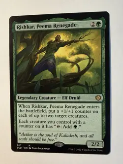 Rishkar, Peema Renegade 207 NM Normal Starter Commander Decks MTG EN - Image 1