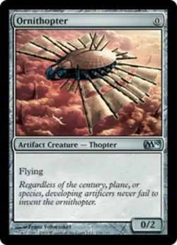 MTG magic cards 1x Ornithopter - Foil Magic 2010 NM-Mint, English - Image 1