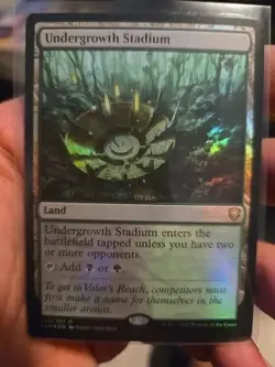 MTG Magic the Gathering Undergrowth Stadium (359/794) Commander Legends NM FOIL - Image 1