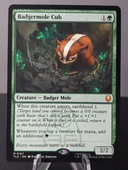 0167 Badgermole Cub Magic The Gathering Avatar: The Last Airbender - Image 1