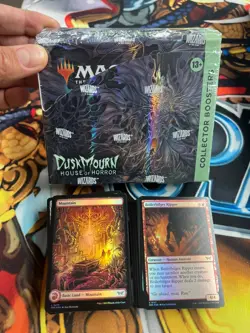 Duskmourn: House of Horror Collector Box FOIL bulk cards: C/U, tokens, land - Image 1