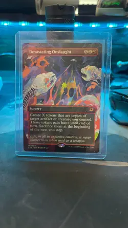 Devastating Onslaught (Borderless) Edge of Eternities Regular - Image 1