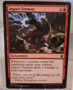 MtG Impact Tremors Dragons of Tarkir Regular NM - Image 1