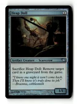 MTG | Heap Doll | Shadowmoor | Foil | Moderately Played | English - Image 1