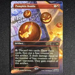 Pumpkin Bombs 0026 Regular (Borderless) Marvel's Spider-Man Eternal NM MTG SPE - Image 1