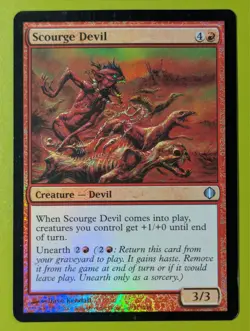 FOIL Scourge Devil x1 Shards of Alara 1x Magic the Gathering MTG - Image 1