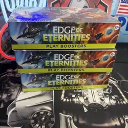 3 EDGE OF ETERNITIES PLAY BOOSTER BOXES MAGIC THE GATHERING 3 Brand New EOE - Image 2