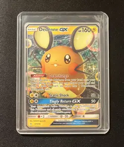Pokemon Dedenne GX 57/214 World Championships 2019 Full Art Card - Image 1