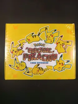 Pokemon Electric PIKACHU Database Box - Complete Set! Sealed Box 150+ Cards - Image 1
