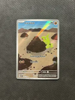 Pokemon TCG Larvitar 203/197! NM Condition! See Description! - Image 1