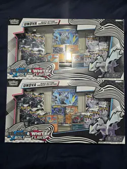 Pokemon S&V Black Bolt/White Flare Unova Heavy Hitters Premium Collection Costco - Image 1