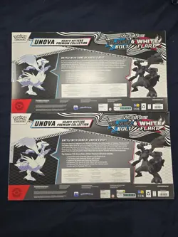 Pokemon S&V Black Bolt/White Flare Unova Heavy Hitters Premium Collection Costco - Image 2