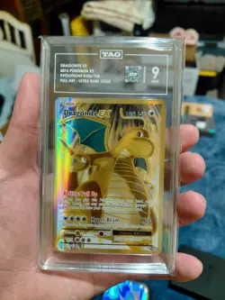 2016 Pokemon Evolutions #106 Dragonite EX Full Art PSA 9 TAG Graded Mint - Image 1
