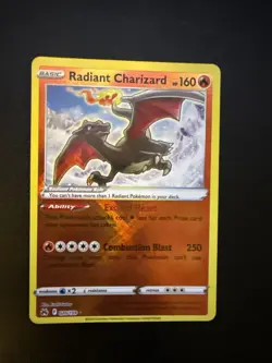 Pokemon TCG Radiant Charizard Crown Zenith Holo Card 020/159 - Image 1