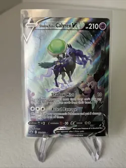 Pokemon TCG - Chilling Reign #172/198 Shadow Rider Calyrex V (Alternate Art) NM - Image 1