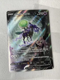 Pokemon TCG - Chilling Reign #172/198 Shadow Rider Calyrex V (Alternate Art) NM - Image 2