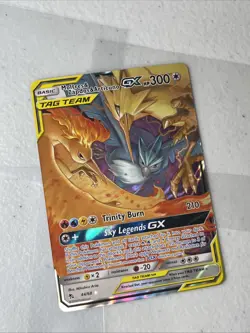 Hidden Fates Holo 2019 Pokemon Sun and Moon Moltres, Zapdos, Articuno GX 44/68 - Image 2