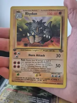 Pokemon TCG Rhydon Jungle 45/64 Regular 1st Edition Uncommon - Image 5