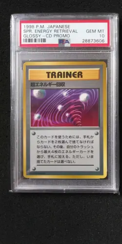 1998 Pokemon Japanese CD Promo Super Energy Retrieval PSA 10 (pop of 17) - Image 1