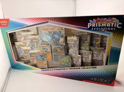 Pokemon Prismatic Evolution Lucario & Tyranitar EX Premium Collection *SEALED* - Image 1