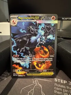 Mega Charizard X EX SIR 125/094 (English) Phantasmal Flames Pokemon TCG - Image 1