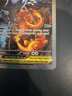 Mega Charizard X EX SIR 125/094 (English) Phantasmal Flames Pokemon TCG - Image 3
