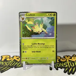 Pokemon Leafeon 170 Cosmos Holo Black Star Promo - NM/M - Image 1