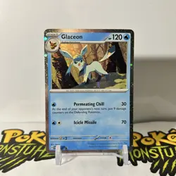 Pokemon Glaceon SVP 171 Scarlet & Violet Cosmos Holo Black Star Promo NM - Image 1